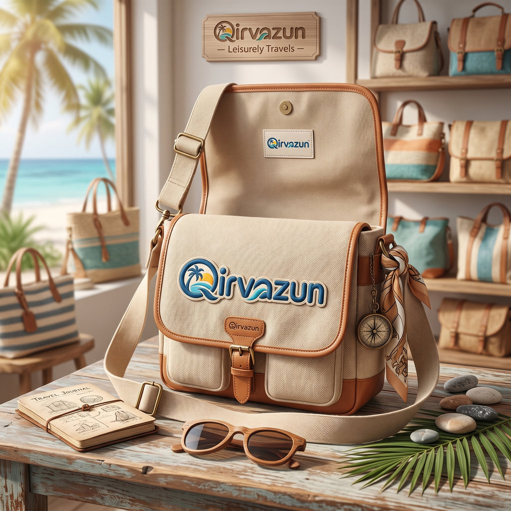 Qirvazun™ Vintage Canvas Travel Messenger Bag | Casual Crossbody Shoulder Satchel for Outdoor &amp; Leisure